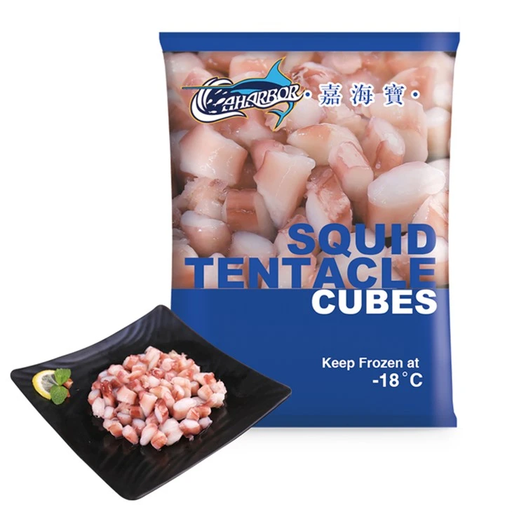 Kubus Tentakel Cumi Beku